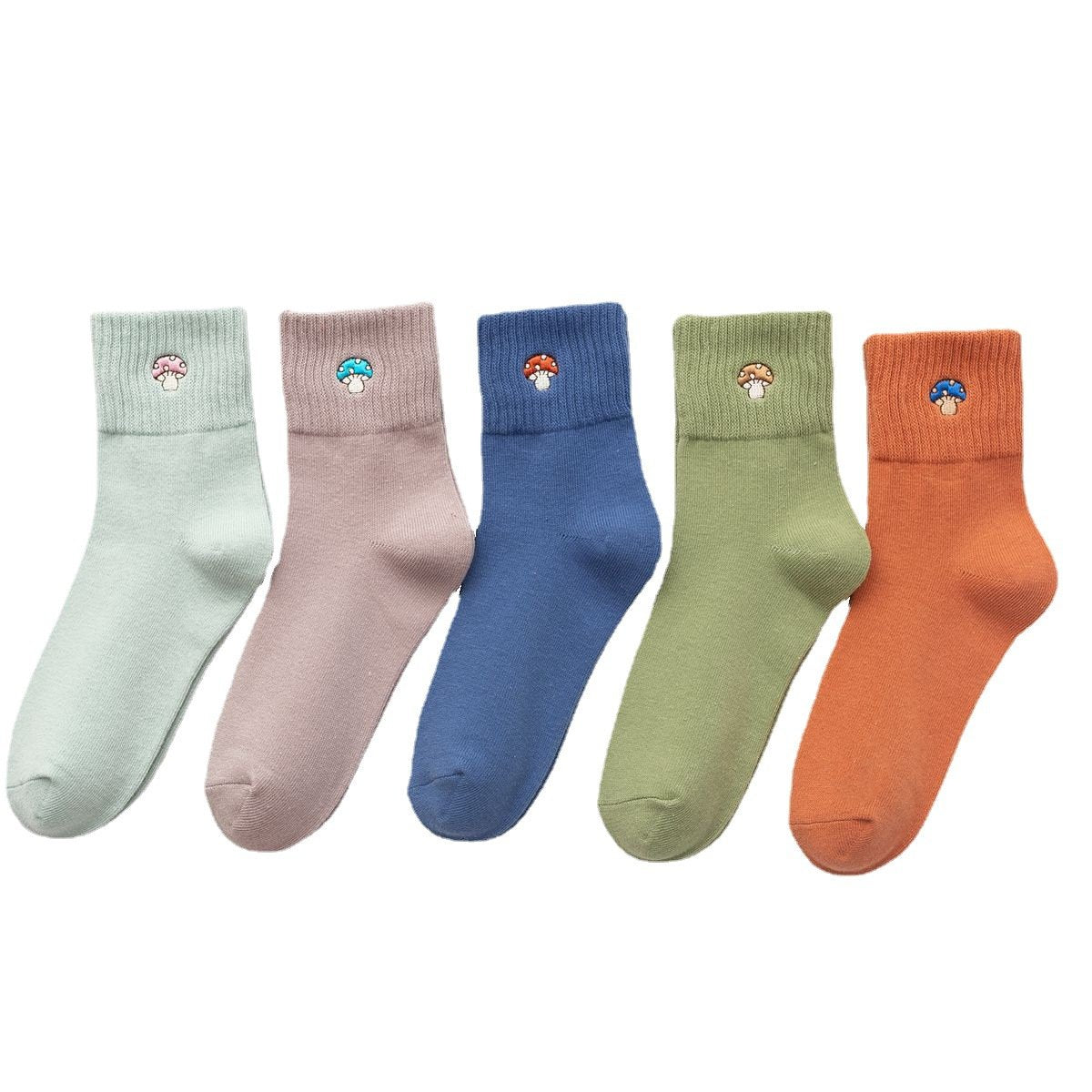 Cute Cartoon Mushroom Socks for Women