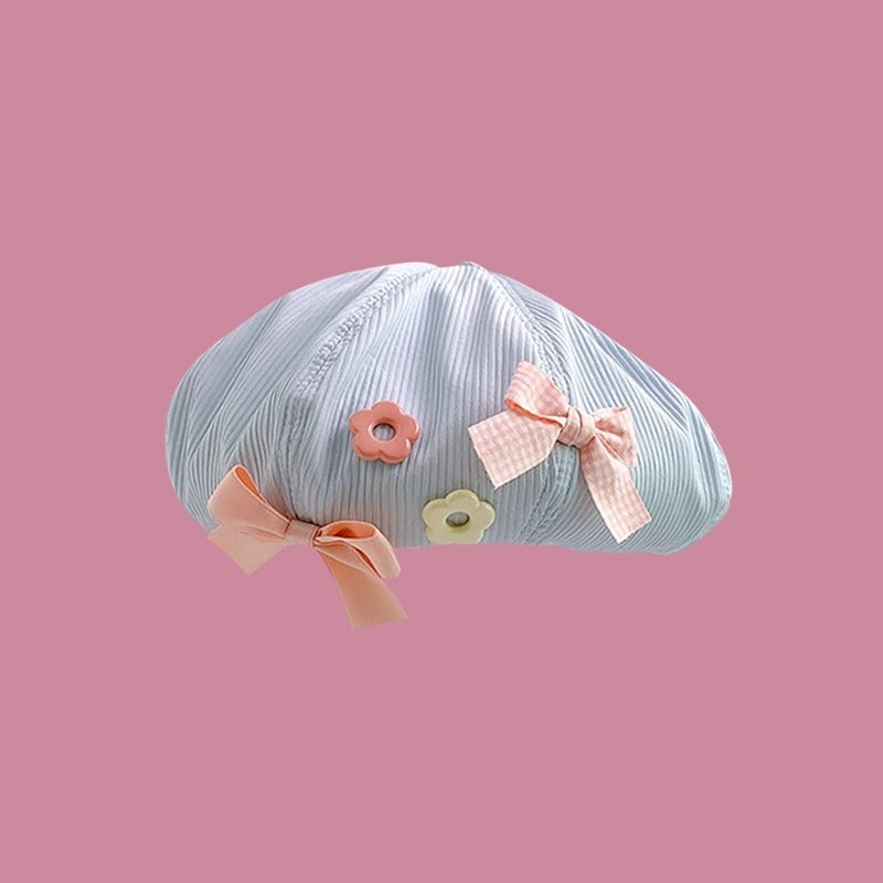 Cute Octagonal Denim Beret for Women