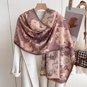 Soft Imitation Cashmere Scarf for Women Autumn Winter