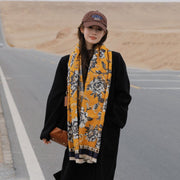 Warm Peony Scarf