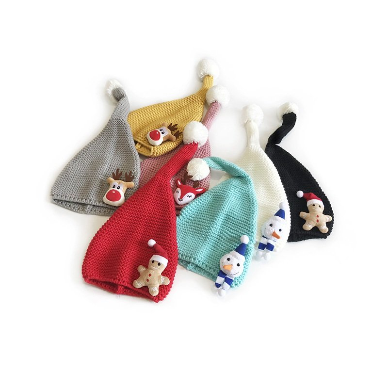 Warm Knitted Wool Head Cover for Autumn & Winter