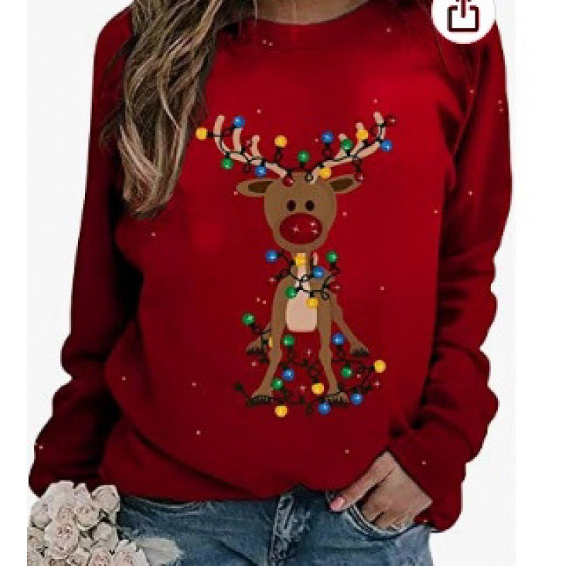 Women's Casual 3D Digital Printing Sweater