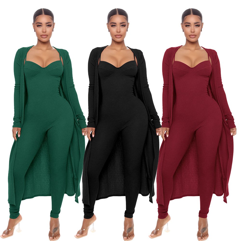 Casual Women's Long Sleeve Jumpsuit