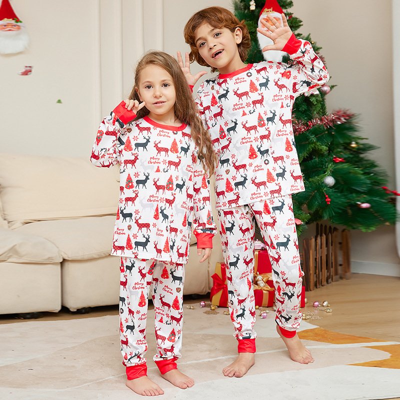Cozy Cartoon Deer PJs for Family Nights