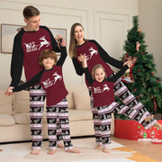 Cozy Deer Christmas Parent-Child Suit