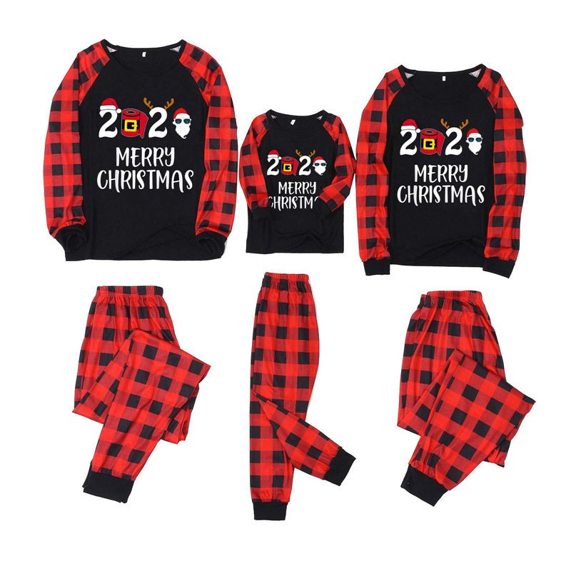 Cozy Cartoon Christmas Pajamas Set for Family