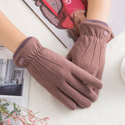 Warm Thermal Gloves for Women - Insulated Finger Gloves for Cold Winter Weather