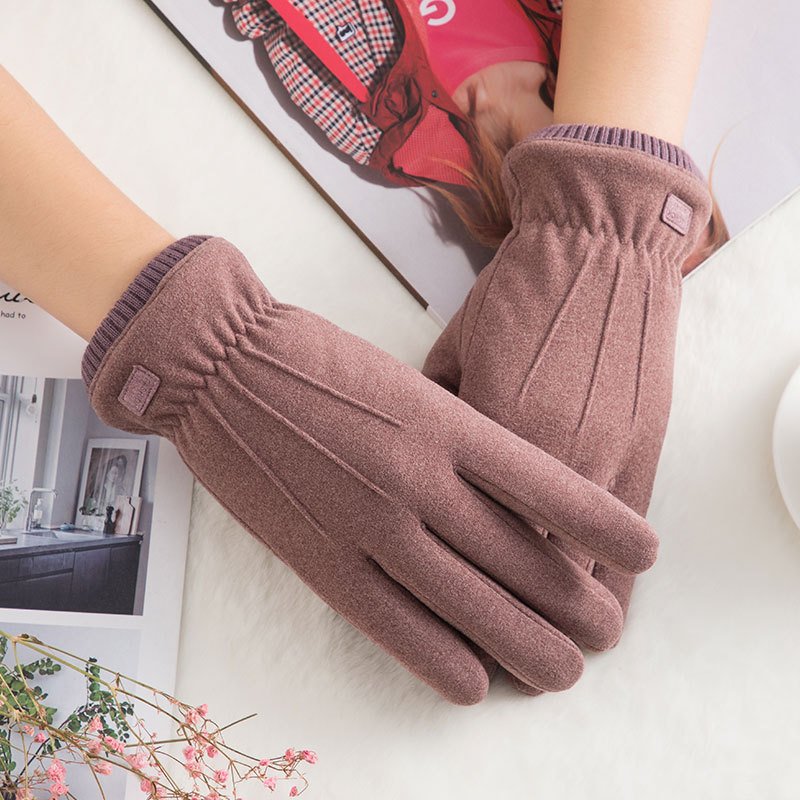 Warm Thermal Gloves for Women - Insulated Finger Gloves for Cold Winter Weather