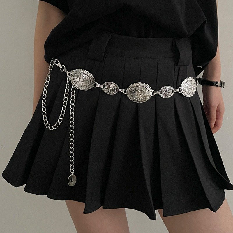 Ethnic Style Metal Waist Belt
