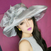 Floral Mesh Cap for Sun Protection