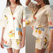 Vacation-Ready Floral Bat Sleeve Jumpsuit