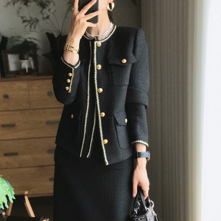 Timeless Tweed Skirt Suit for Women