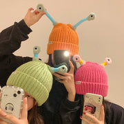 Cute Frog Beanie for Women - Fun Winter Accessories