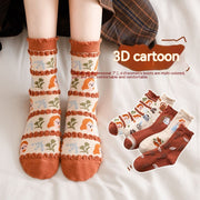 Cute Cartoon Women's Cotton Tube Socks