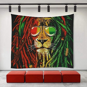 Lion Tapestry Art Wall Hippie Art Lion King Tapestry