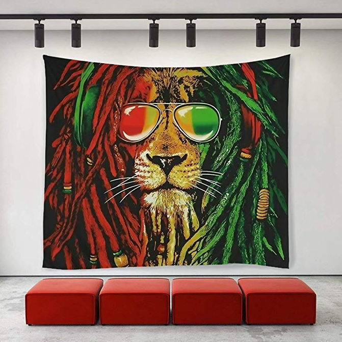 Lion Tapestry Art Wall Hippie Art Lion King Tapestry