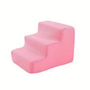 Durable  Comfortable 4-step Pet Stairs  Non-slip Sponge Material  Ergonomic Dog Ladder For Sofa & Bed  Safe For Senior Pets  Indoor/outdoor Use  Modern Pet Furniture  Sturdy Construction