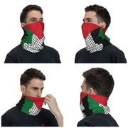 Palestinian Flag Cycling Sun Protection Headscarf