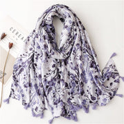 Beachy Tassel Scarf for Sun Protection