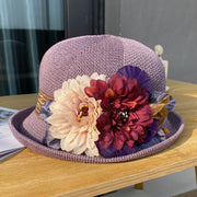 Breathable Women's Round Crown Knitted Bucket Hat