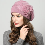 Women's Winter Rabbit Fur Knitted Cap