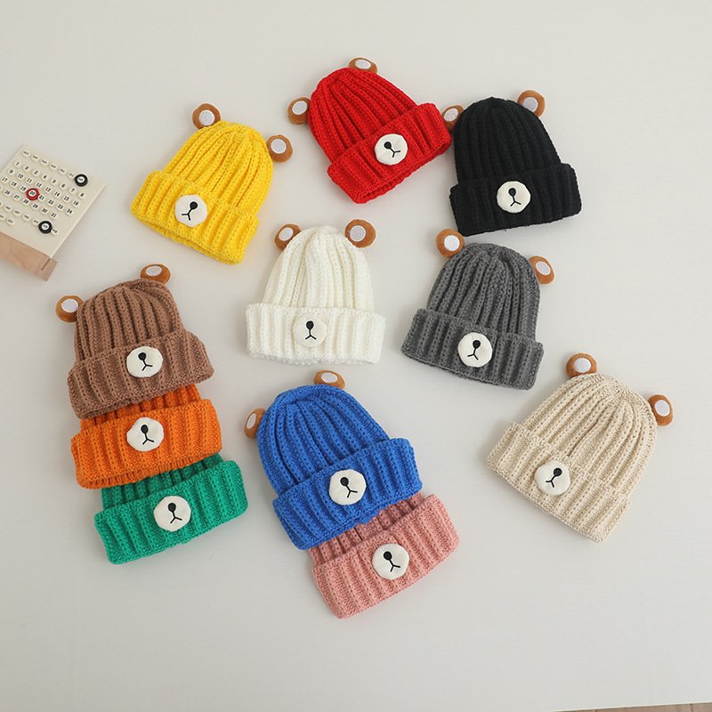 Cute Cartoon Knitted Hat - Windproof & Thermal