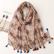 Ethnic Style Thin Scarf Women's Sun Protection Shawl