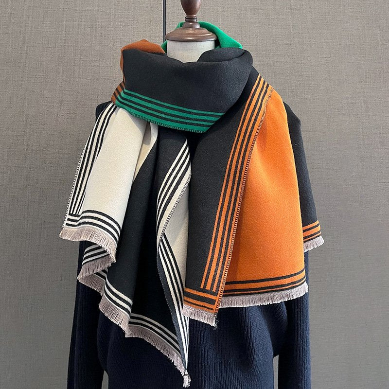 Winter Warm Cashmere Scarf for Women