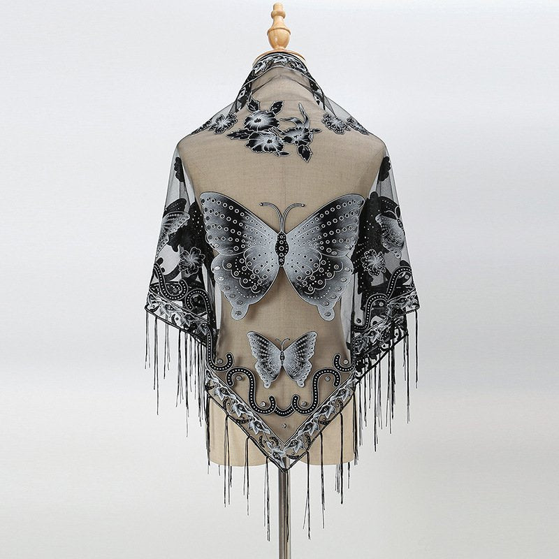 Elegant Women's Triangle Scarf - 10 Colors to Choose From