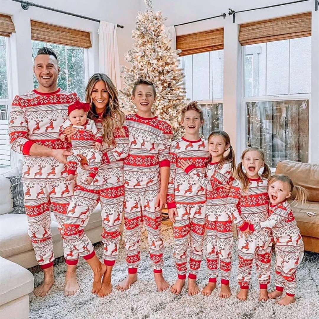 Cozy Family Christmas Pajamas Set