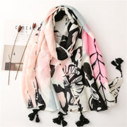 Long Beach Towel with Tassel for Women