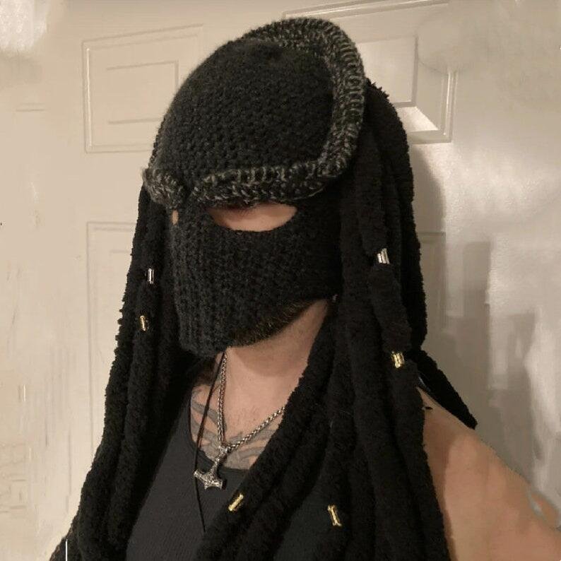 Thick Dreadlocks Headgear Warm Beanie