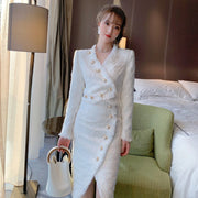 Tall Western Tweed Suit Two-piece Set for Women