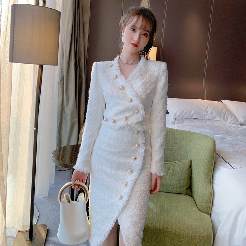 Tall Western Tweed Suit Two-piece Set for Women