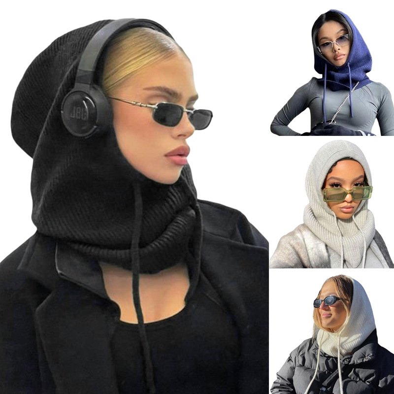 4-Season Integrated Hat Scarf Set