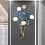 Modern Style Non Ticking Wall Clock 25inch Wall Hanging Ornament Large Shape for Bedroom Livingroom Indoor Decoration