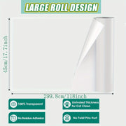 Durable Cat Scratch Guard Durable 1 Roll Thickened Self-adhesive Cat Scratch Guard 17.7x118  Easy Apply No-nail Furniture Protector, Pet Barrier For Couches & Doors, Safe For Cats & Home Decor