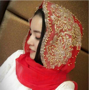 Stay Cool in Style with Pearl Veil Scarf