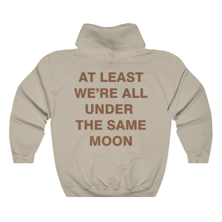 Trendy Letter Print Casual Hooded Sweatshirt