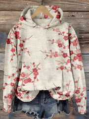 Cozy 3D Digital Print Drop-Shoulder Casual Pullover Sweater