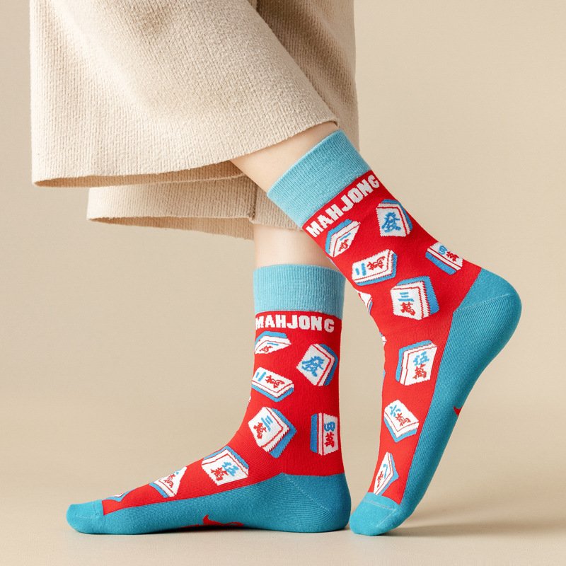 Couple Tiger Year Long Socks for Women