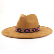 Boho Chic Suede Hat for Women