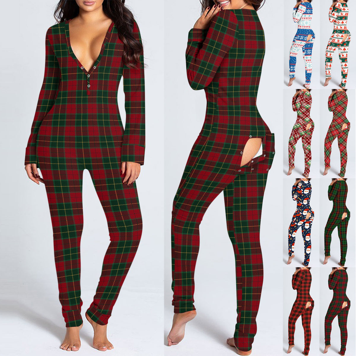 Women's Halloween Button Flap Romper Jumpsuit