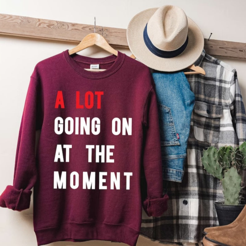Plus Size Striped Loose Casual Round Neck Sweater