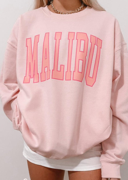 Cozy Plus Size Round Neck Printed Loose Pullover Sweater