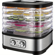 Electric Food Dehydrator with Temperature Control, 5 BPA‑Free Trays – 240W