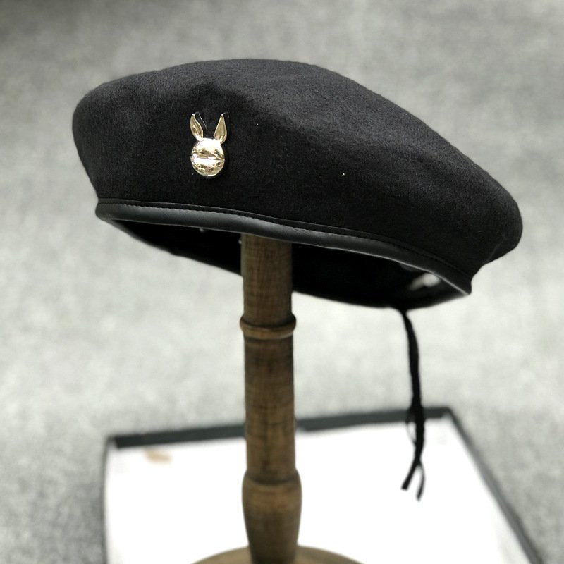 Japanese Wool Beret for Women - All-Matching British Hat Style