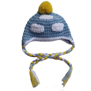 Cozy Blue Sky Knit Beanie