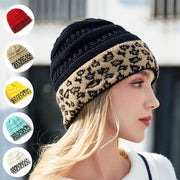 Warm Leopard Beanie
