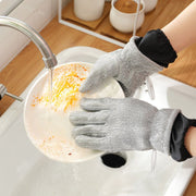 Silver Long Household Cleaning Gloves
